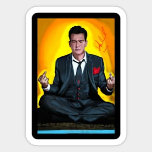 Charlie sheen Sticker